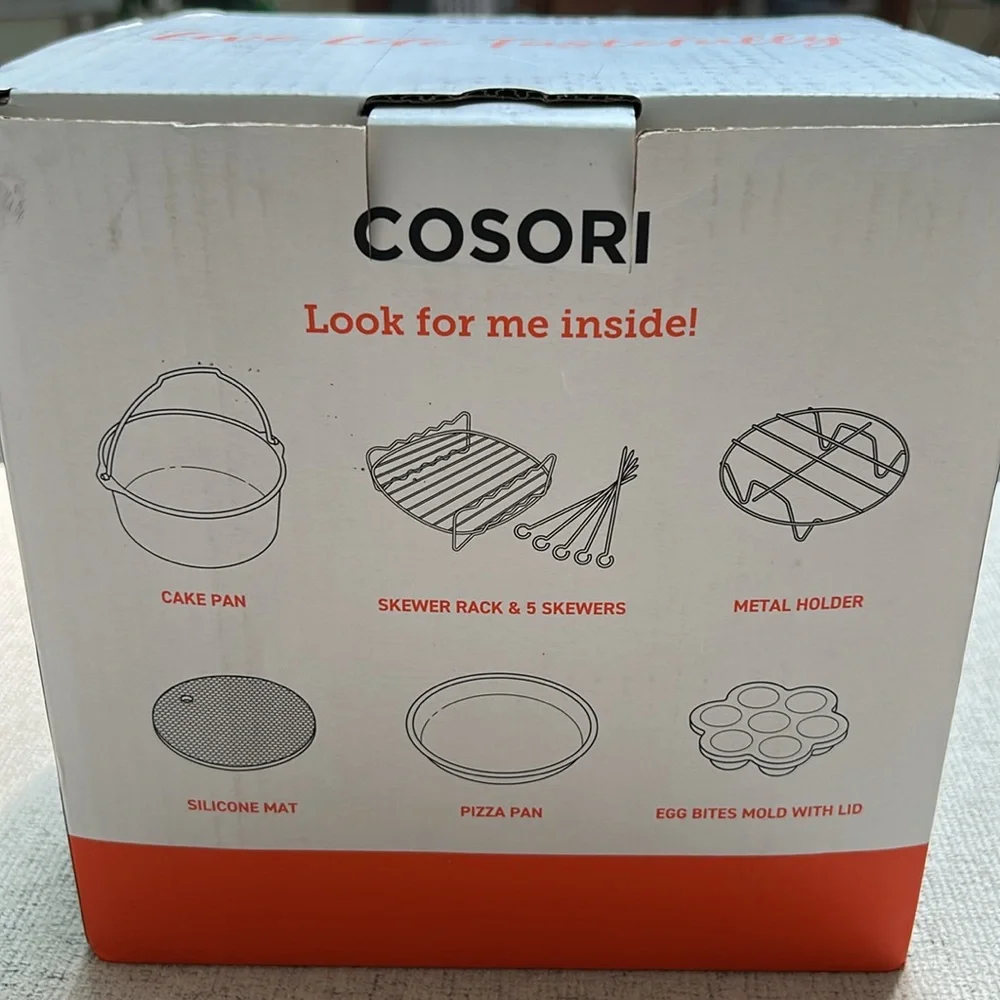 Cosori 5.8 Quart Air Fryer Accessories New in Box - Picture 3 of 5
